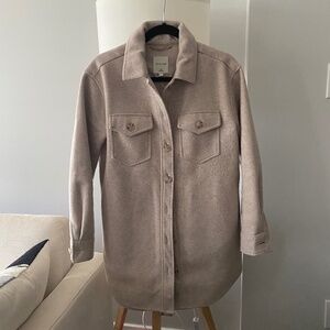 Gentle Fawn shirt jacket/shacket, oatmeal/beige colour, size XS (oversized)